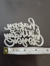 Happy Birthday To You Metal Cutting Die