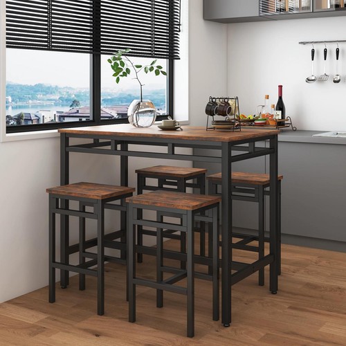 5pcs counter height table - table, set