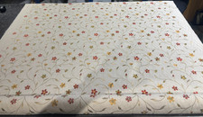 Fabric remnants cream with - -,