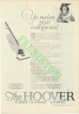 1924 Print Ad - Hoover Vacuum
