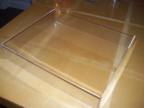 Replacement acrylic dust cover - replacement,