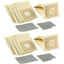 10 x Vacuum Cleaner Hoover Dust Paper Bags + Filters For Tesco VC206 VC207 VC230