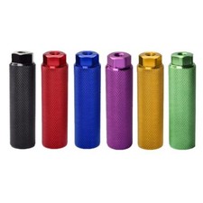 MTB BMX Bike Alloy Foot Stunt Peg 3/8'' Axle Footrest-Lever Cylinder Grip UK