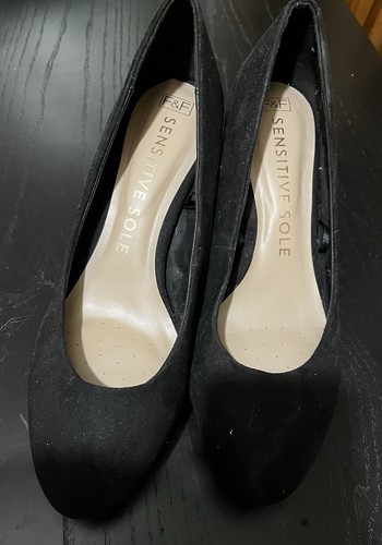 Sensitive sole black faux - sole,