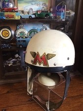 Vintage Pudding Basin Helmet - Vintage Motor Racing Motorcycle Helmet