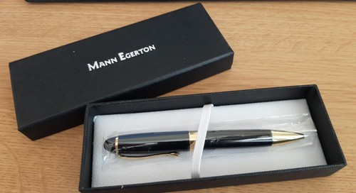 Luxury pen gold black mann - pen,