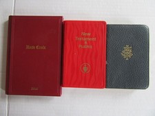 Rose Croix Book, New Testament & Psalms and Common Prayer Books.