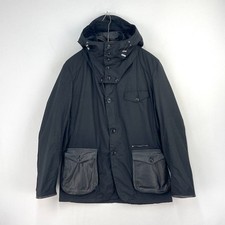 Barbour Gold Standard Supa Commander Wax Jacket Mens Medium Black Beacon Sports