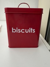 Large Biscuit Tin Canister