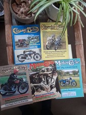 CLASSIC BIKE MOTORCYCLE MAGAZINES x 5 - 1979-1986