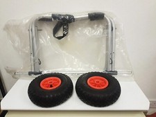 RUK Large Canoe/Boat Trolley / PU Wheels / Kayak / Watersports