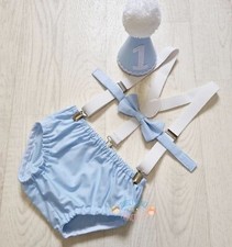 Blue and white baby boys 1st