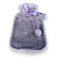 Purple Fluffy Hot Water Bottle Cover