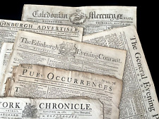 OLD NEWSPAPER FROM 1700s -