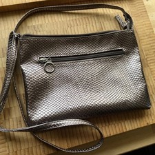AVON Handbag With Shoulder Strap - Metalic Look. Copper  colour