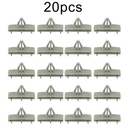 Gray nylon retainer clip - gray,