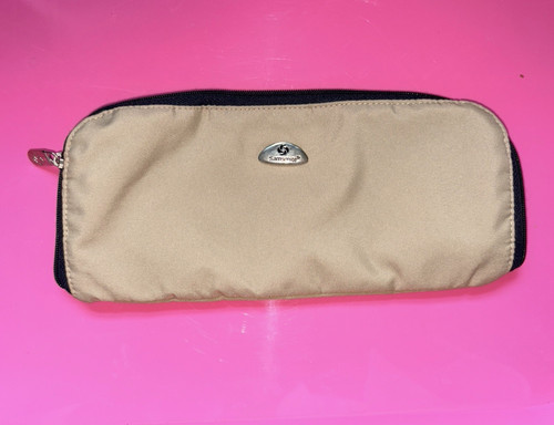 Samsonite beige zip travel - samsonite,