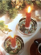 Let There Be Light! Vintage Decorative Candle Holder Cross stitch Design Chart