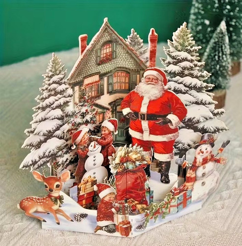Pop christmas card - christmas,