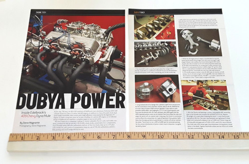 Edelbrock 409 chevrolet dyno - chevrolet,