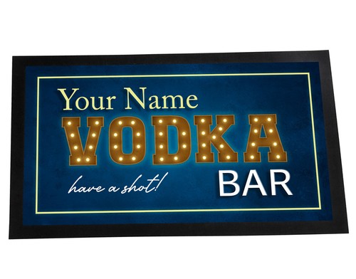 Personalised bar runner mat - mat,