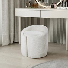 Fleece Dressing Table Stool