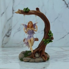 5.5"H Pink Fairy on the Swing