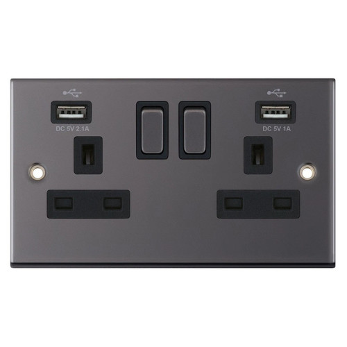 Gang amp socket with 2 - gang, 13
