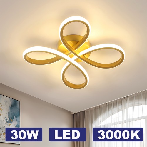 Gold led ceiling light 3000k - light,