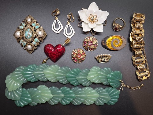 Vintage costume jewelry lot - vintage, 10