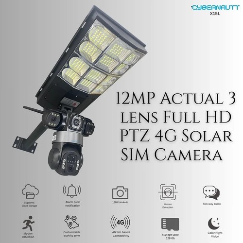 12mp 3cam solar street - 12mp, light