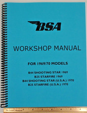 BSA Workshop Manual for