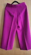 ZARA Pink Tailored Trousers with side zip,  Side L