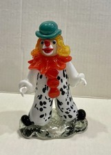 6.5” Glass Clown figurine-
