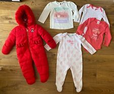 GIRLS 6-9 MONTHS Minnie Mouse Pram Suit & Sleep suit, body Suits & top Pre loved