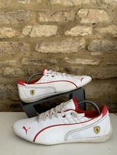 Puma Drift Cat 6 L NM SF Racing Driving White Mens Trainers Shoes Uk Size 10