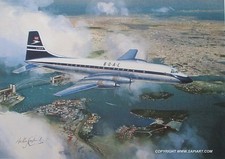 Boac bristol britannia print - boac,