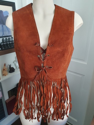 1970s vintage suede leather - 1970s,