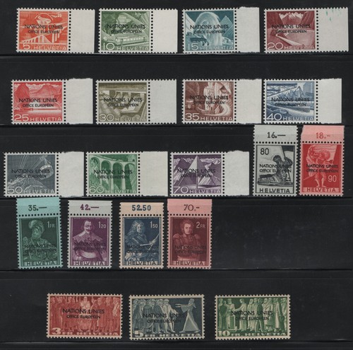 Switzerland 1950 nations unies - switzerland,