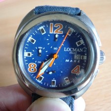 LOCMAN MARE Italian Titanium Watch 133 WORKING ORDER