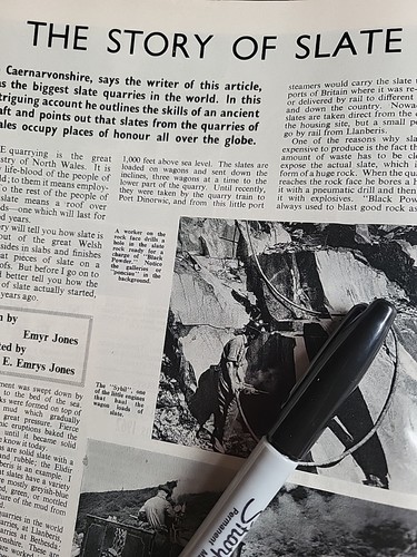 1962 article slate - 1962, quarries