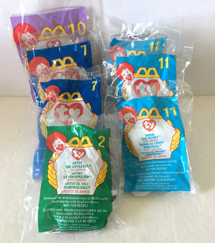 Lot mcdonalds plush toys - 7,