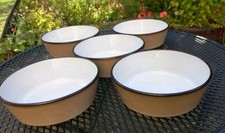 Denby Country Cuisine - 5 Cereal or Soup Bowls in Extremely Good condition 