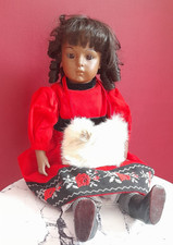 VERNON SEELEY DOLL VINTAGE COLLECTABLE DARK SKIN TONE