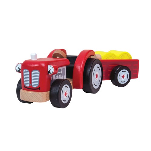 Tidlo wooden farm tractor and - wooden,