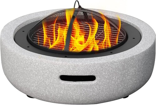 Outdoor wood burning firepit - outdoor,