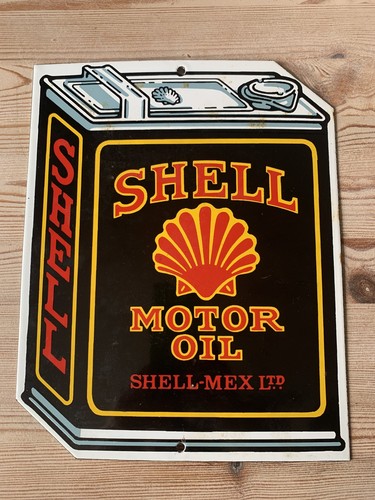 Shell oil can garage - oil,