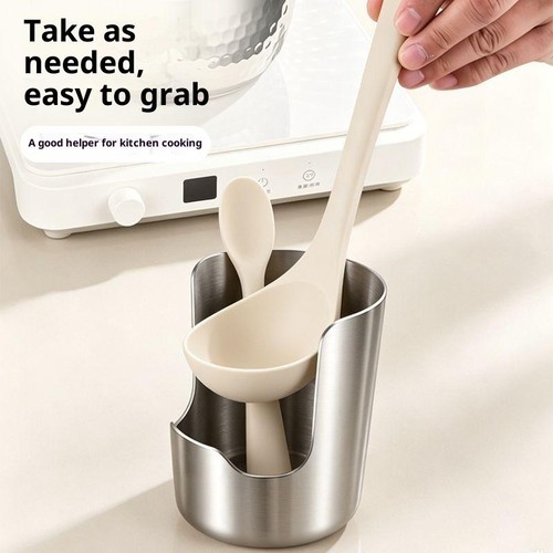 2in1 stainless steel spoon - stainless,