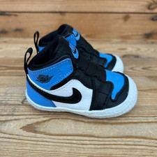 Nike Shoes Baby UK 1.5 Air Jordan 1 Crib Bootie Soft University Blue Trainers
