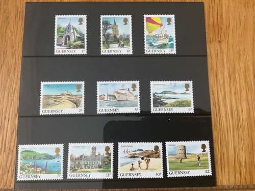 Guernsey definitives 325 334 - guernsey,
